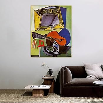 パブロ ピカソ(PABLO PICASSO)、【壜のある静物】、希少画集より、 パブロ・ピカソ - ギターのある静物画 - 1926 年に印刷 - Etsy 日本